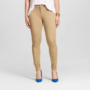 Mossimo Womens Jeggings Curvy MidRise Fit - Khaki